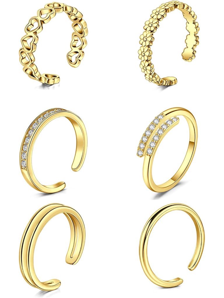 Toe Rings For Women Gold Toe Ring Gold Ankets For Women Silver Toe Ring Stainles